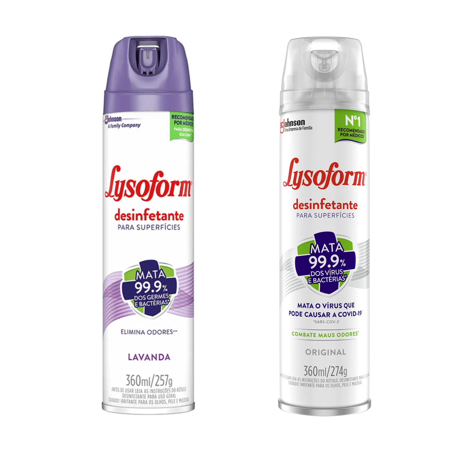 Lysoform Desinfetante Aerosol Lavanda - Unidade (360ml)